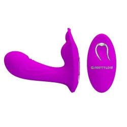 Pretty Love Double stimulateur Willie - Violet